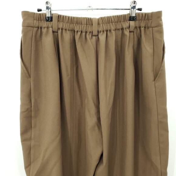 Halara Flex™ Mid Rise Pocket Barrel Leg Work Pants L Partridge Brown - Picture 12 of 16